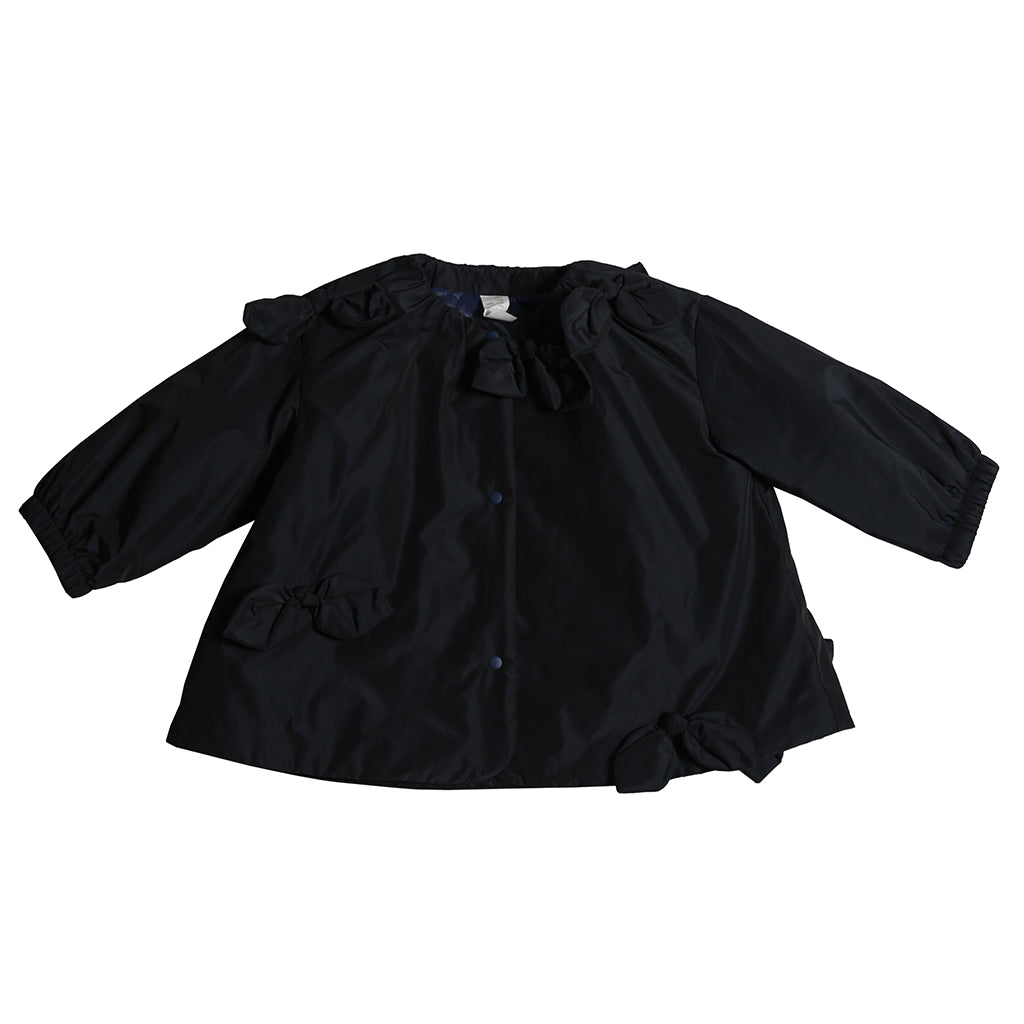 Tia Cibani Kids Baby Estrella Bow Topper Jacket Sapphire Navy Blue