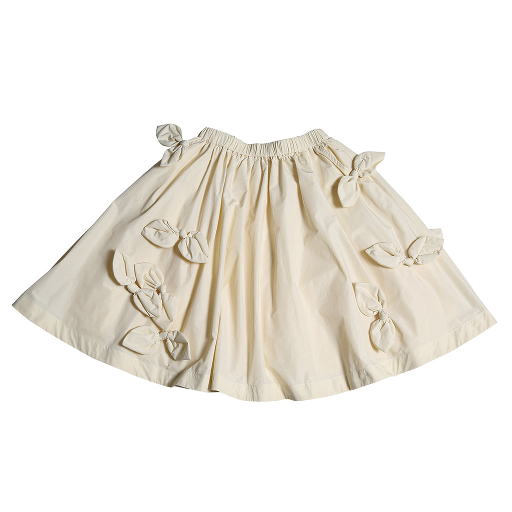 Tia Cibani Kids Child Estrella Bow Skirt Opal Cream