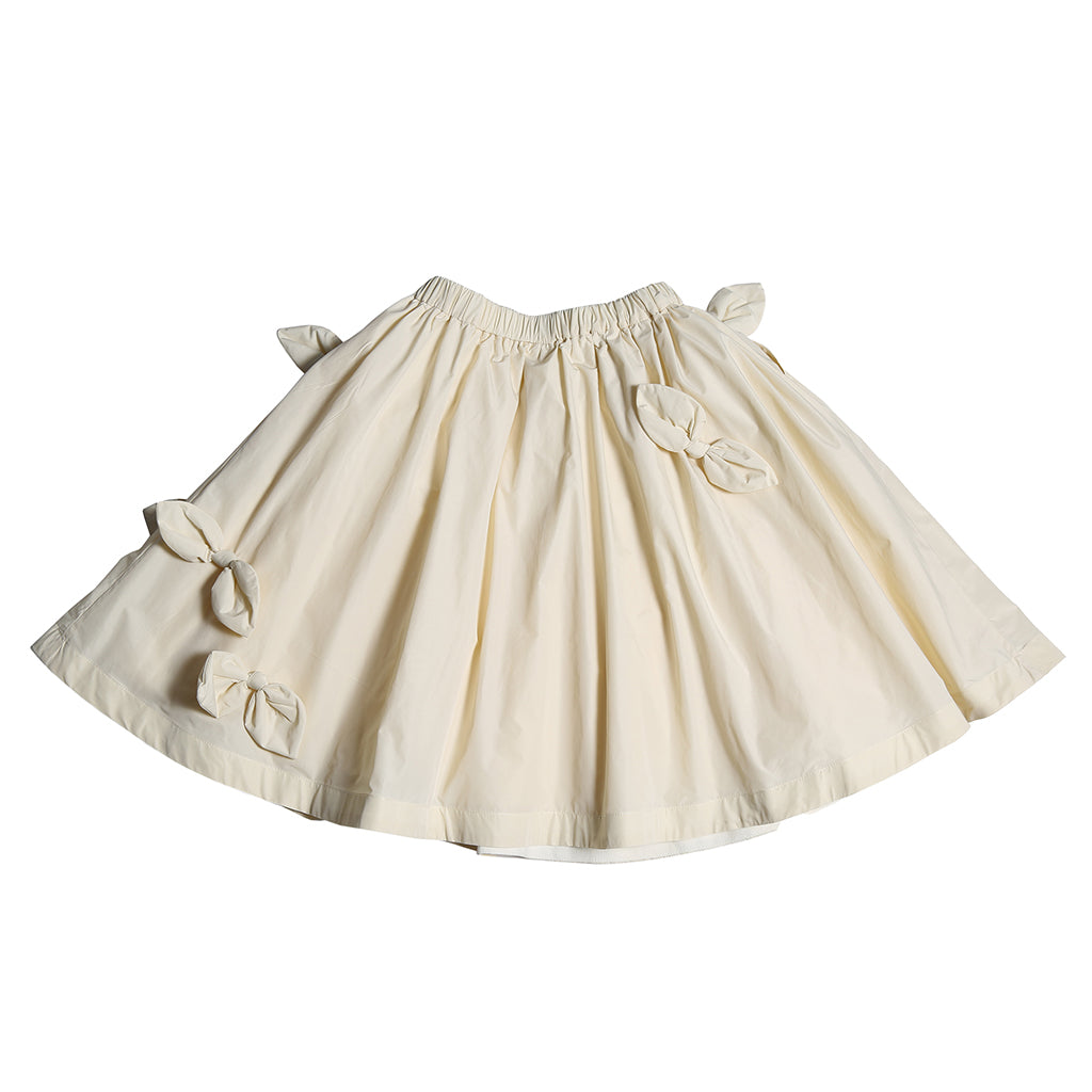 Tia Cibani Kids Child Estrella Bow Skirt Opal Cream