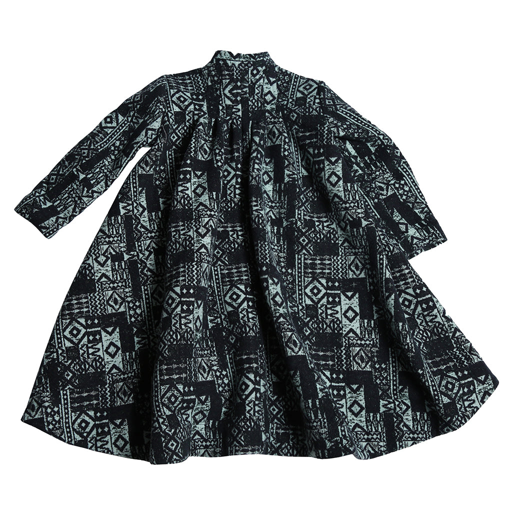 Tia Cibani Kids Child Frida Night Shirt Dress Topaz Blue Print