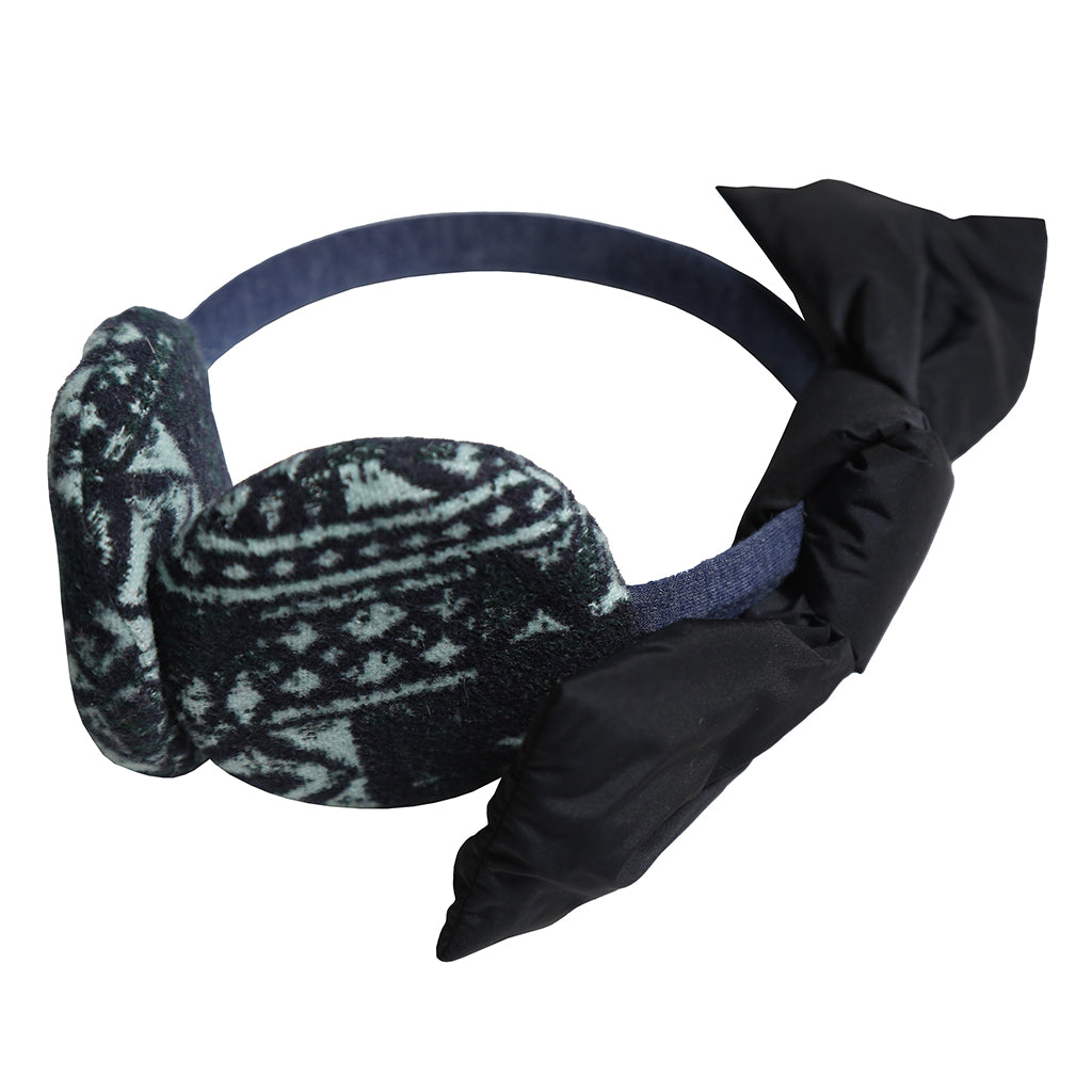 Tia Cibani Kids Child Puno Bow Earmuffs Topaz Blue
