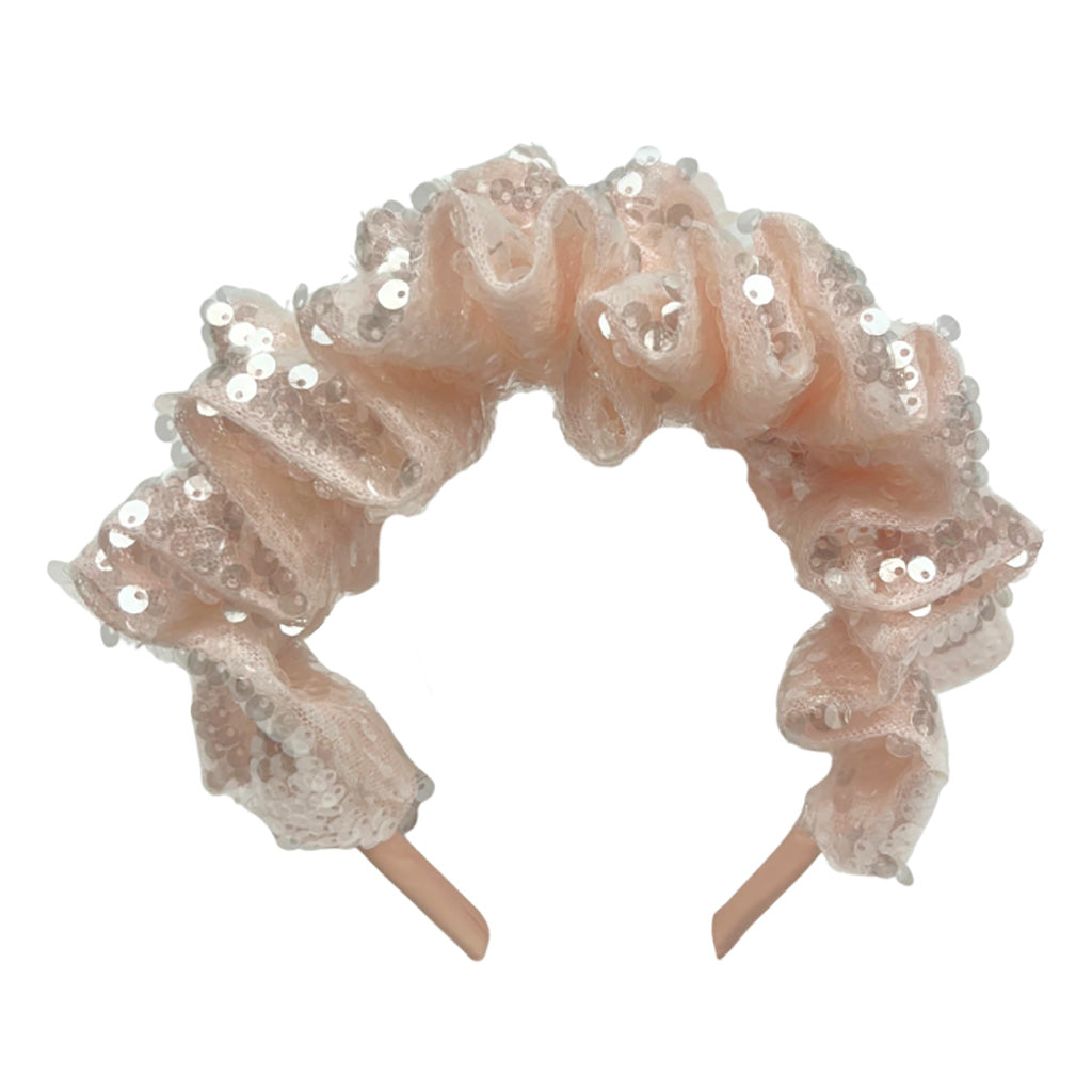 Tia Cibani Kids Child Stella Flounce Headband Pink