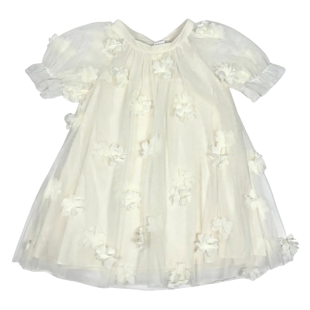 Tia Cibani Kids Child Tea Length Sophie Dress Honey Cream
