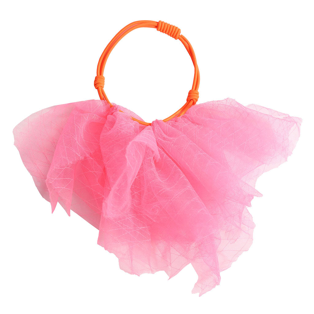 Tia Cibani Kids Margaretha Tulle Hair Tie Bougainvillea Pink