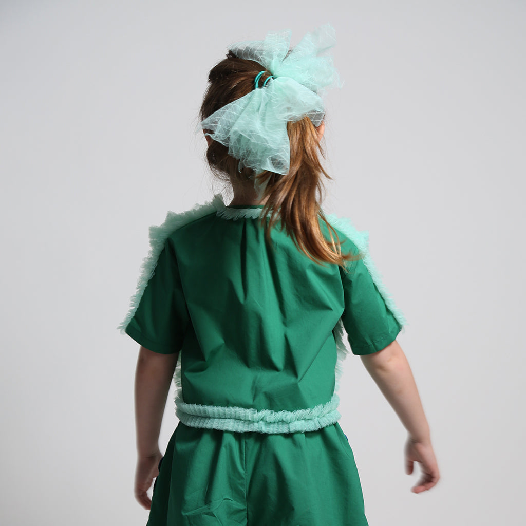 Tia Cibani Kids Margaretha Tulle Hair Tie Cyprus Blue