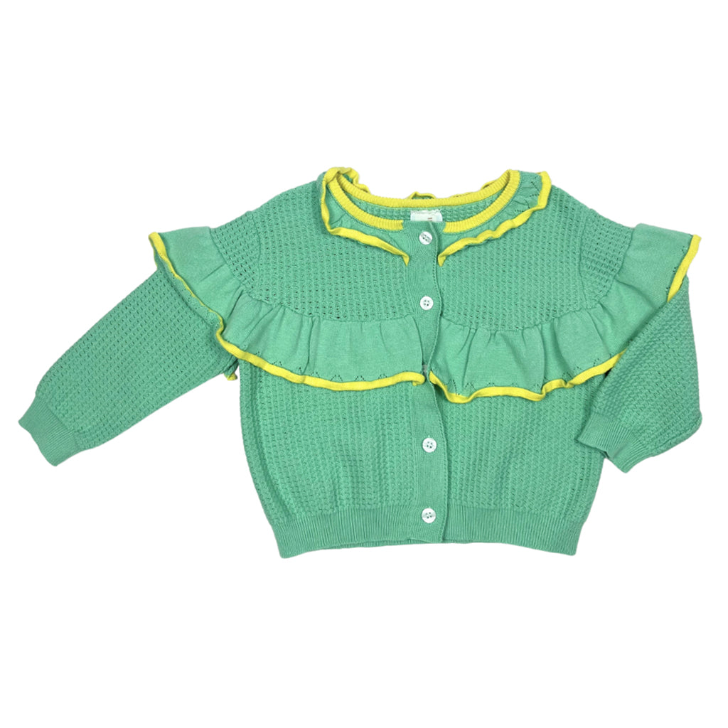 Tia Cibani Kids Baby Ellie Cardigan Mint Mix Green