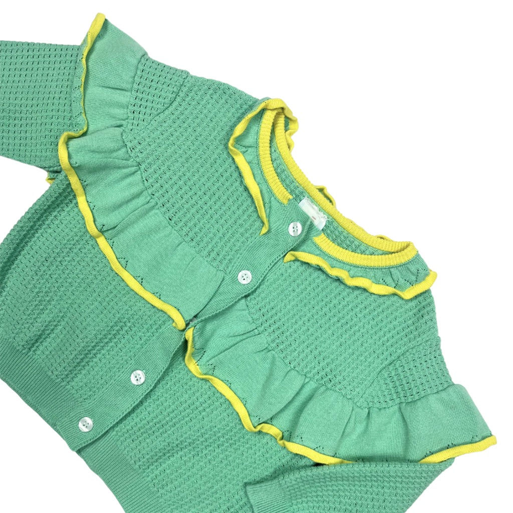 Tia Cibani Kids Baby Ellie Cardigan Mint Mix Green