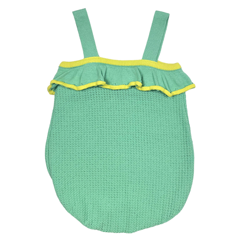 Tia Cibani Kids Baby Ellie Romper Mint Mix Green