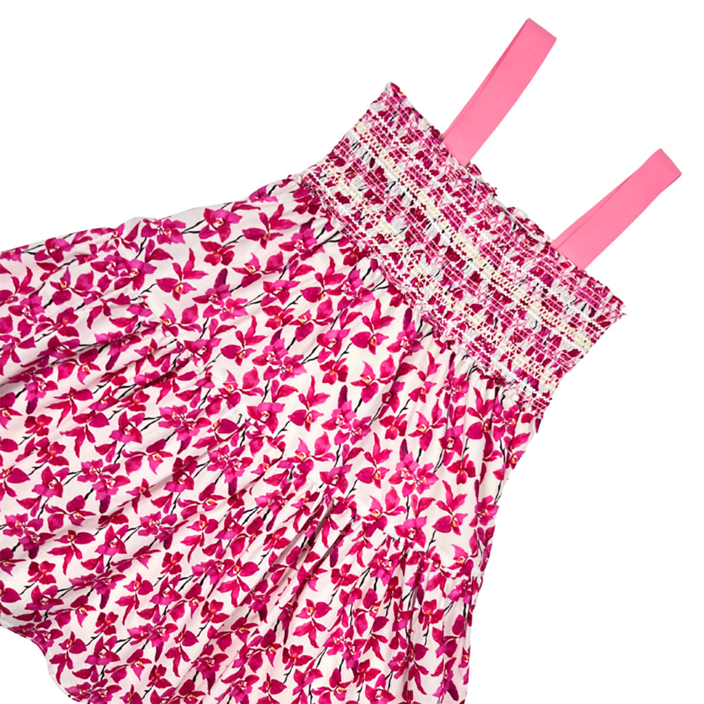 Tia Cibani Kids Child Madison Tiered Dress Orchid Mix Pink