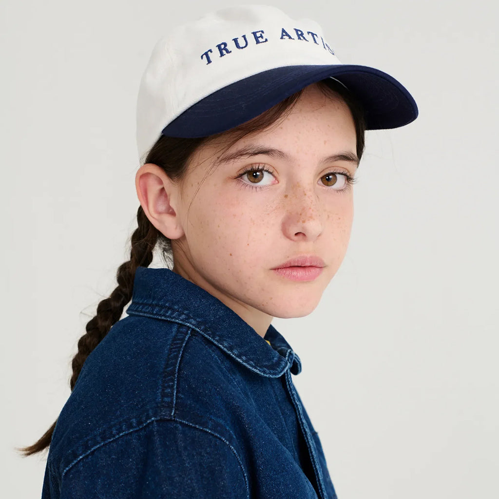 True Artist Child Baseball Cap Blue Block