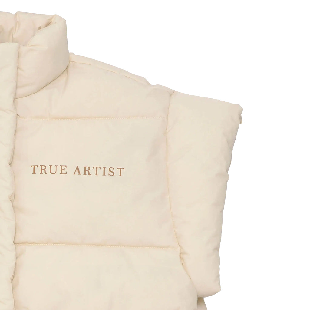 True Artist Child Padded Vest Oatmeal