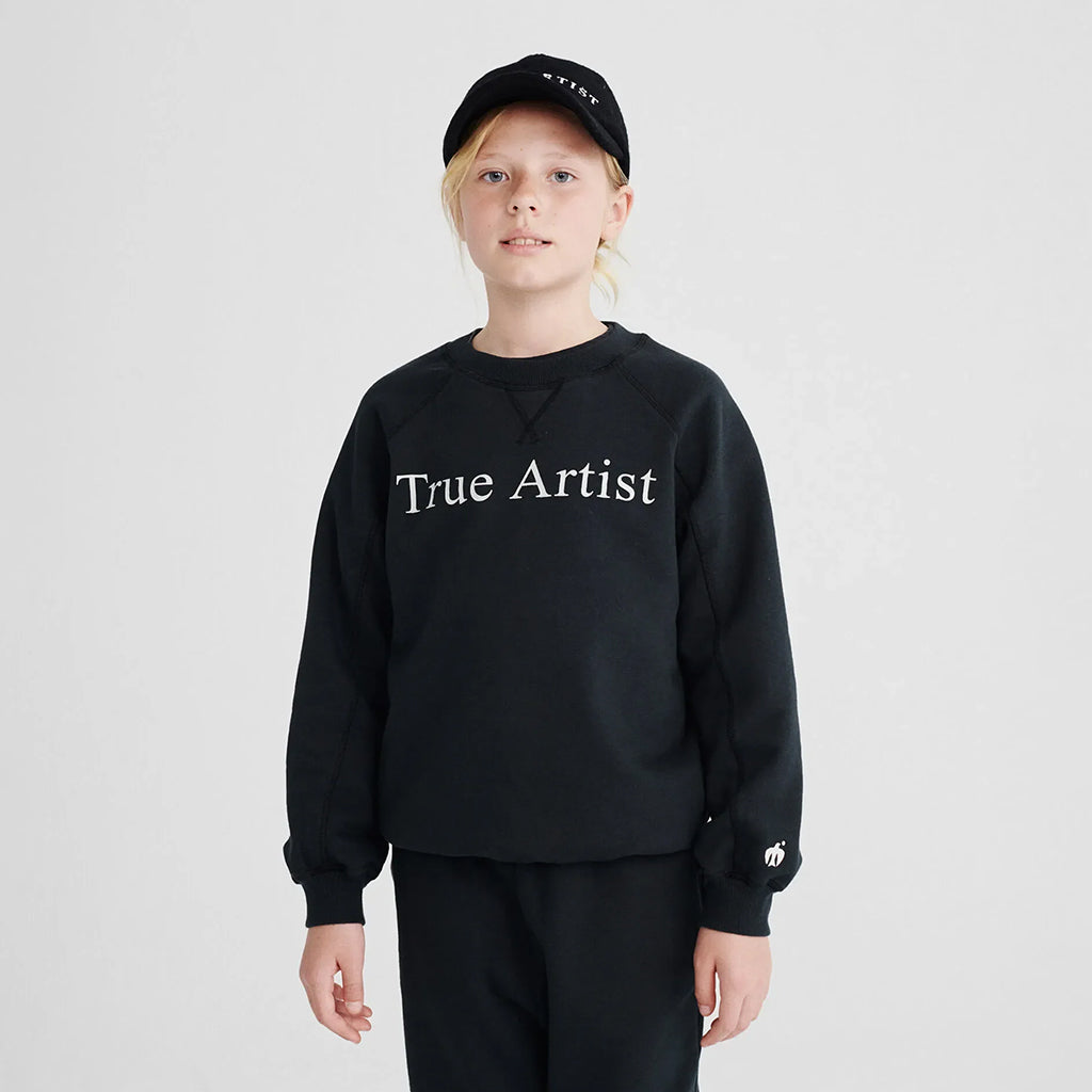 True Artist Child Sweatshirt Black