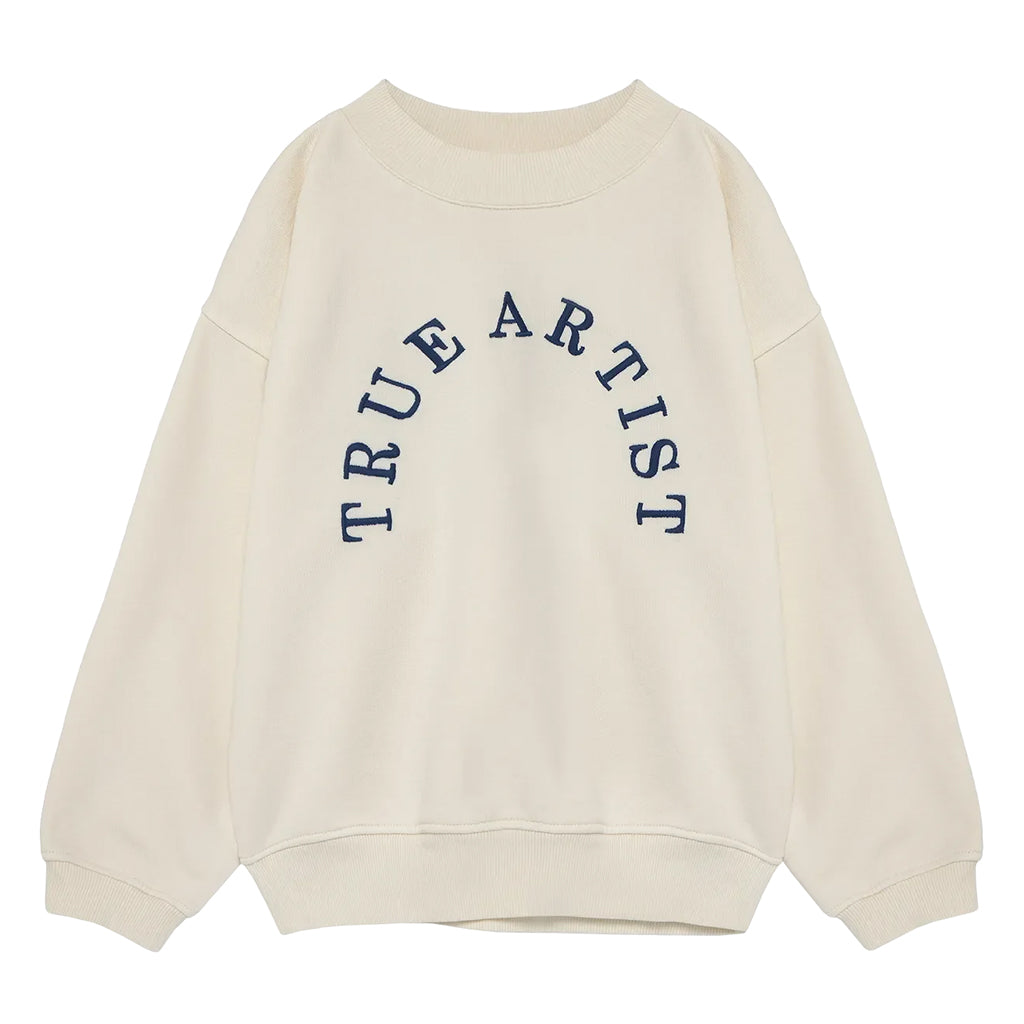 True Artist Child Sweatshirt Ivory White