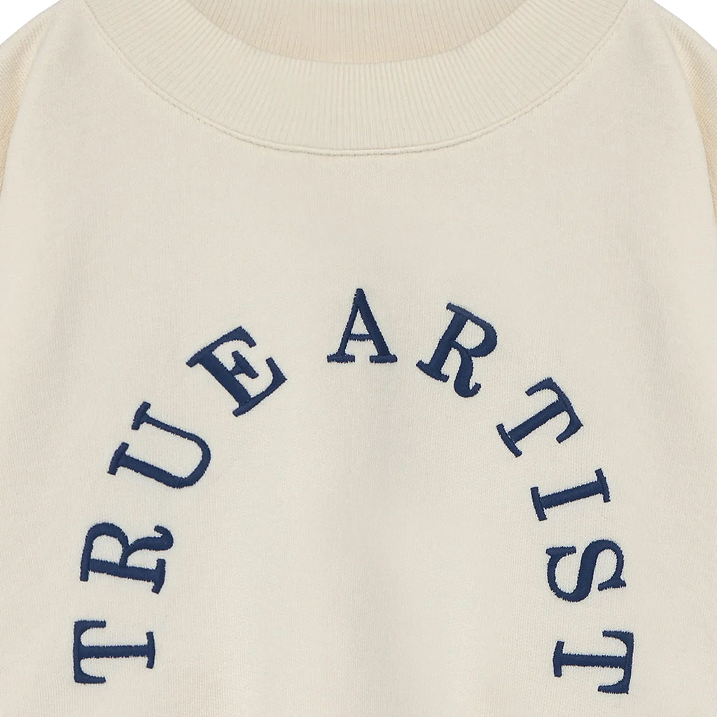 True Artist Child Sweatshirt Ivory White