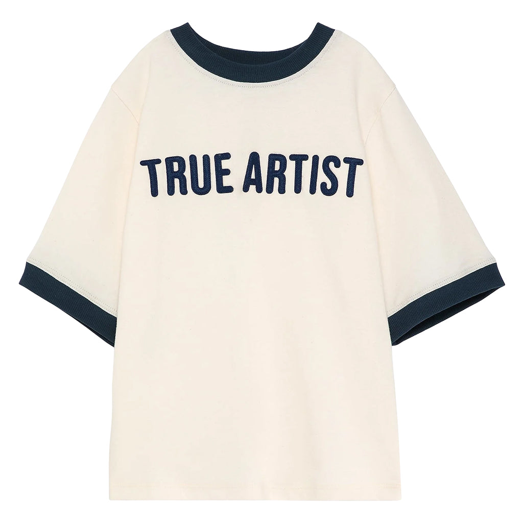 True Artist Child T-Shirt Block Ivory White