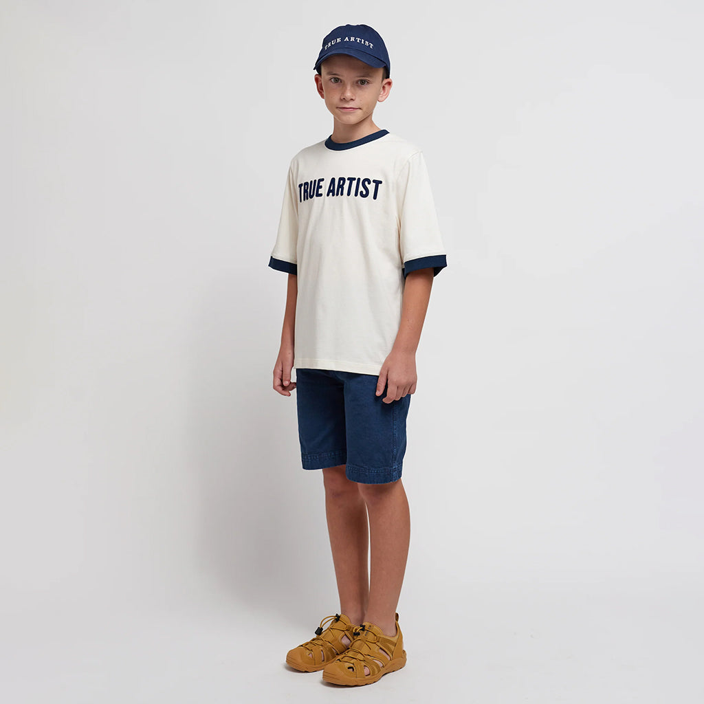 True Artist Child T-Shirt Block Ivory White