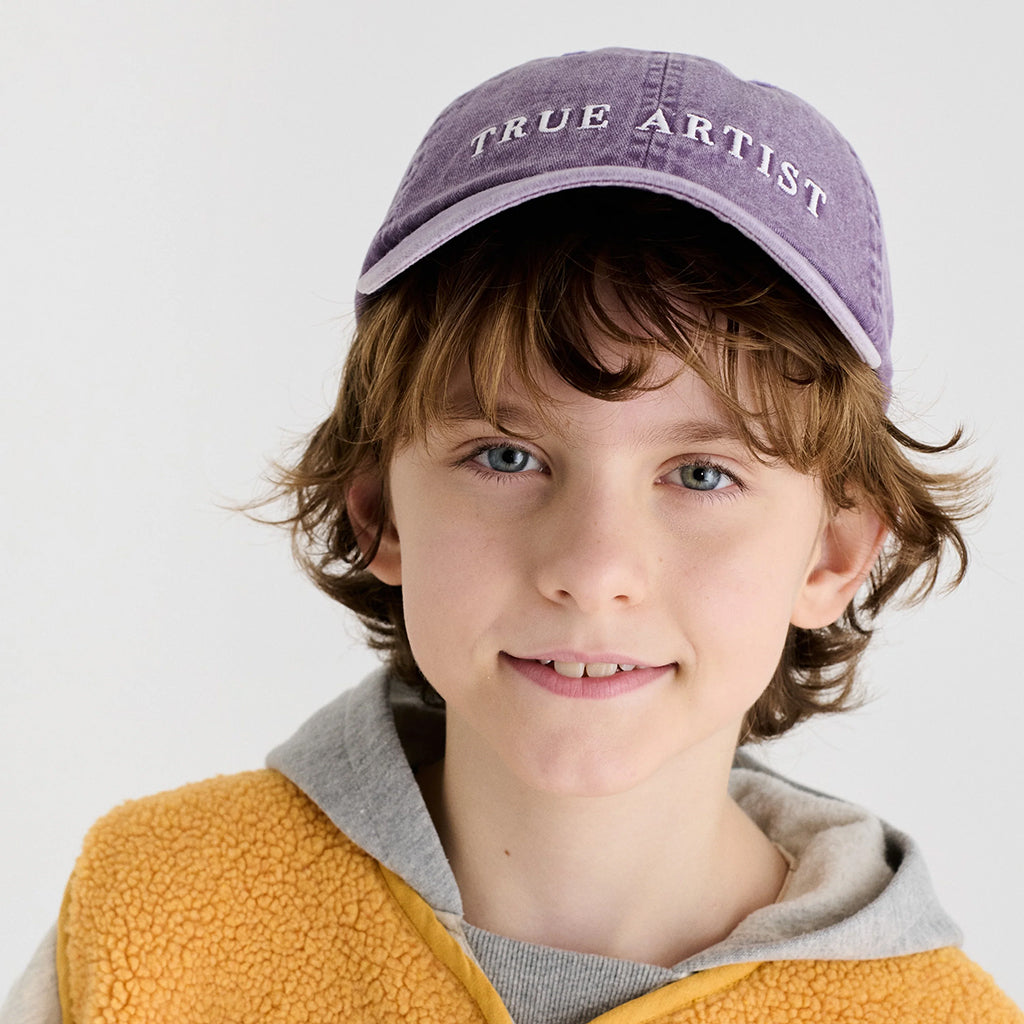 True Artist Child Baseball Cap Lavender Lilac Purple