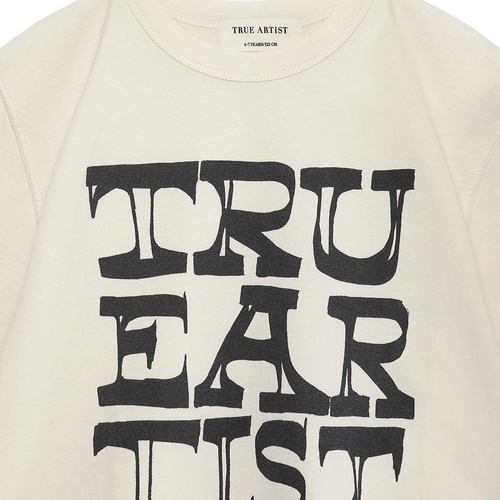True Artist Child T-shirt nº01 Ivory White
