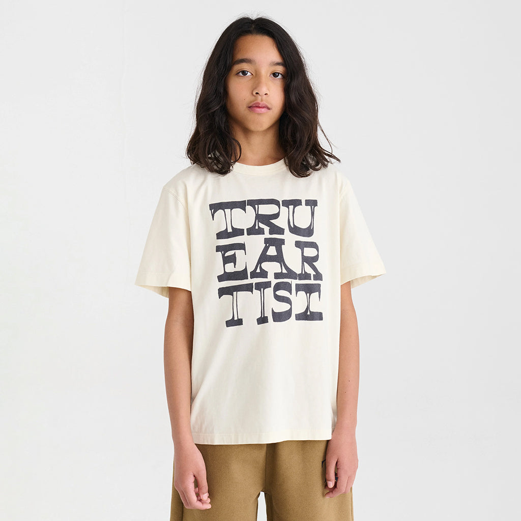 True Artist Child T-shirt nº01 Ivory White