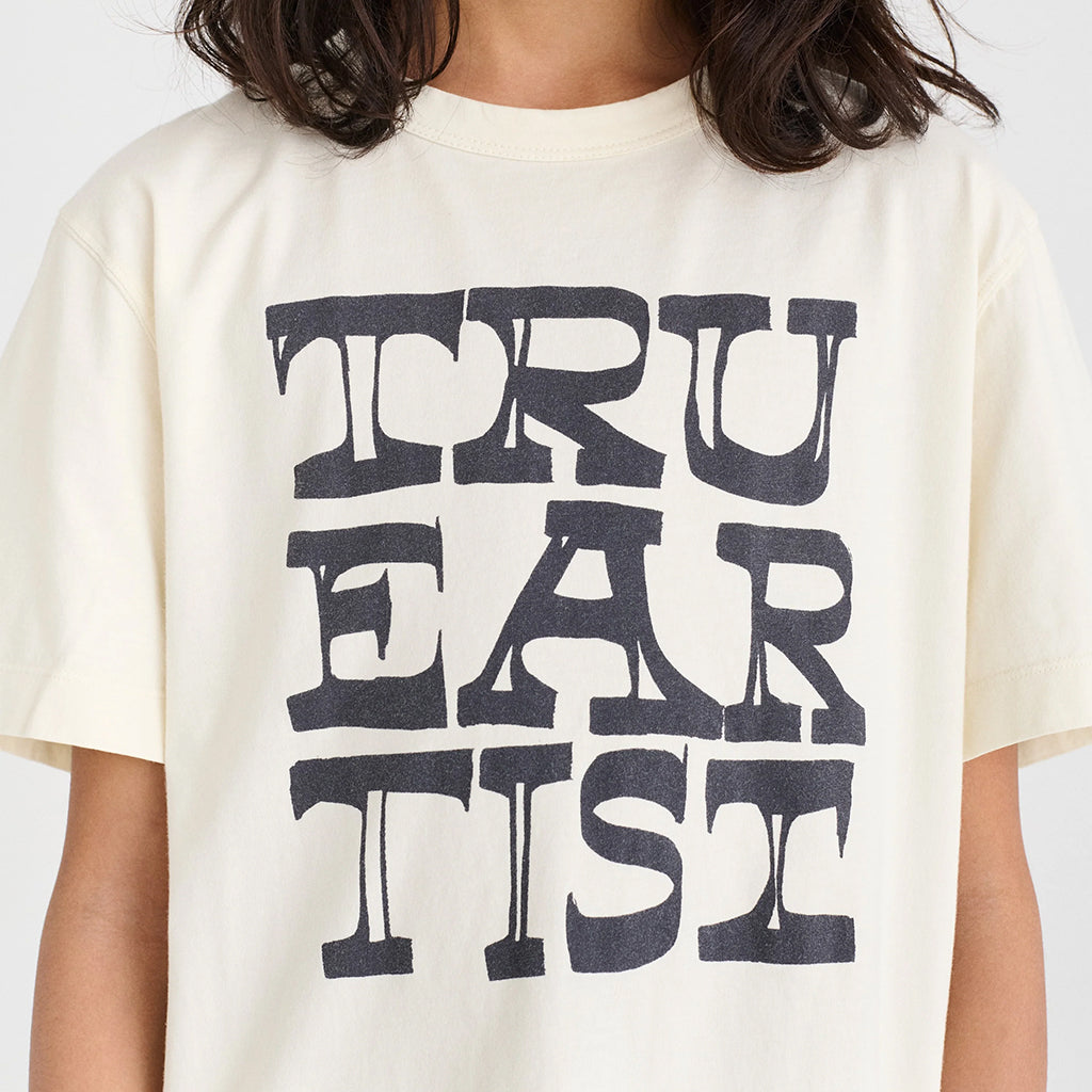 True Artist Child T-shirt nº01 Ivory White