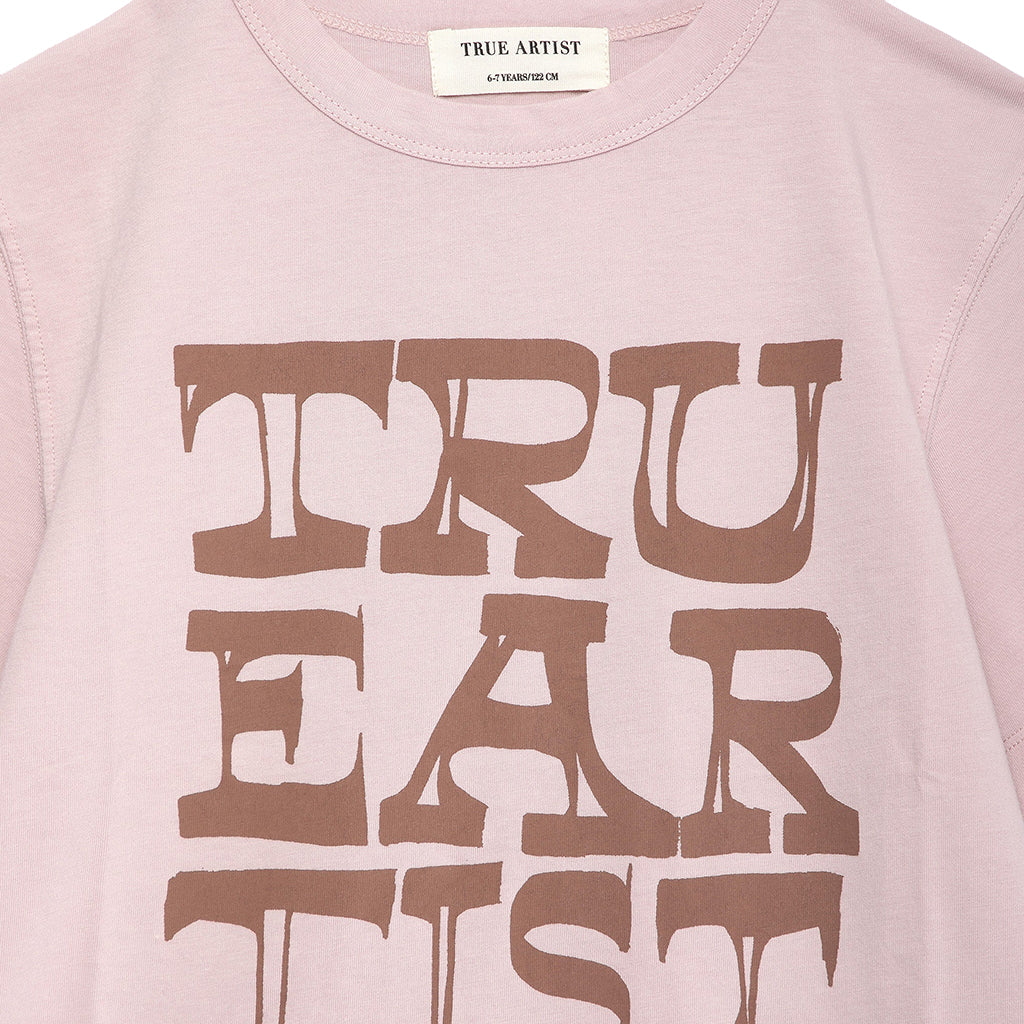 True Artist Child T-shirt nº01 Light Lilac Pink