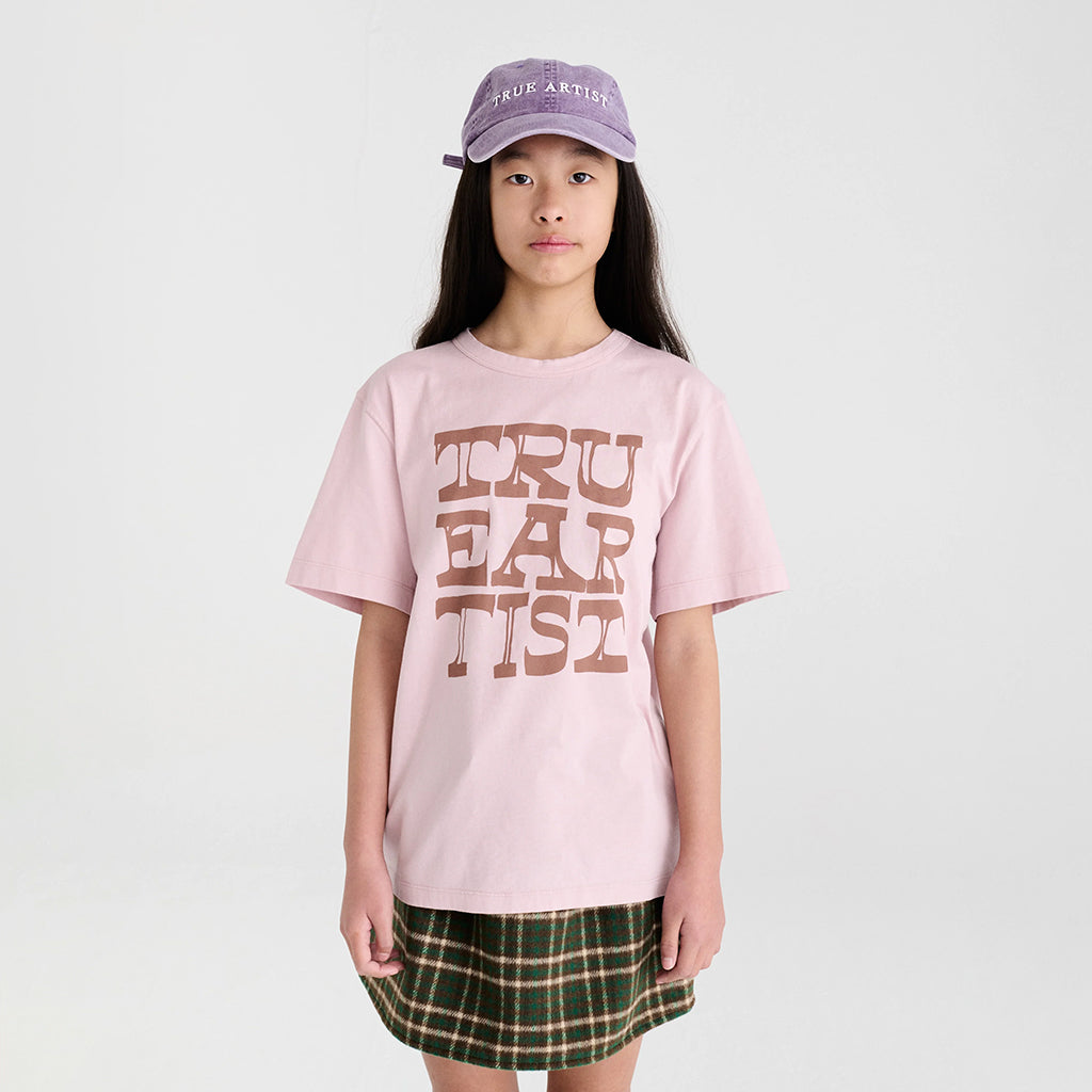 True Artist Child T-shirt nº01 Light Lilac Pink