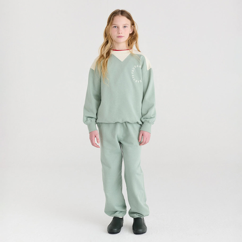 True Artist Child Sweatpants nº01 Blue Surf Green