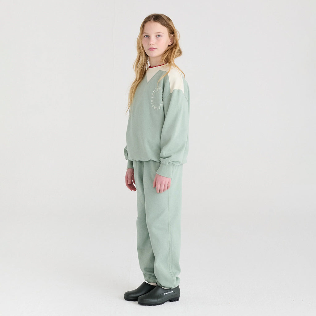 True Artist Child Sweatpants nº01 Blue Surf Green