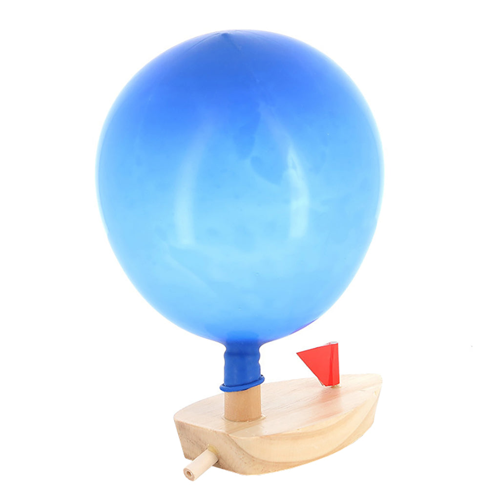 Balloon propelled boat outlet