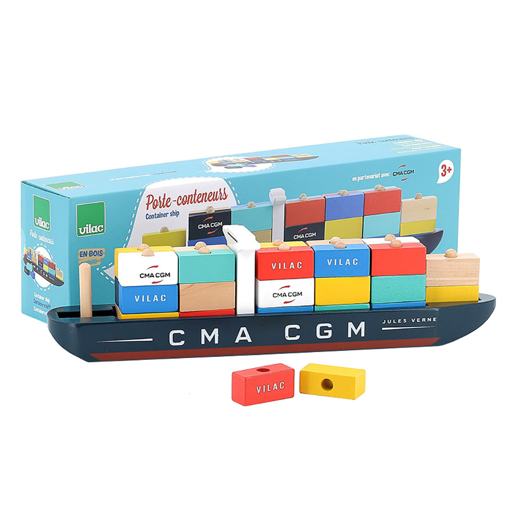 Vilac Wooden Container Ship