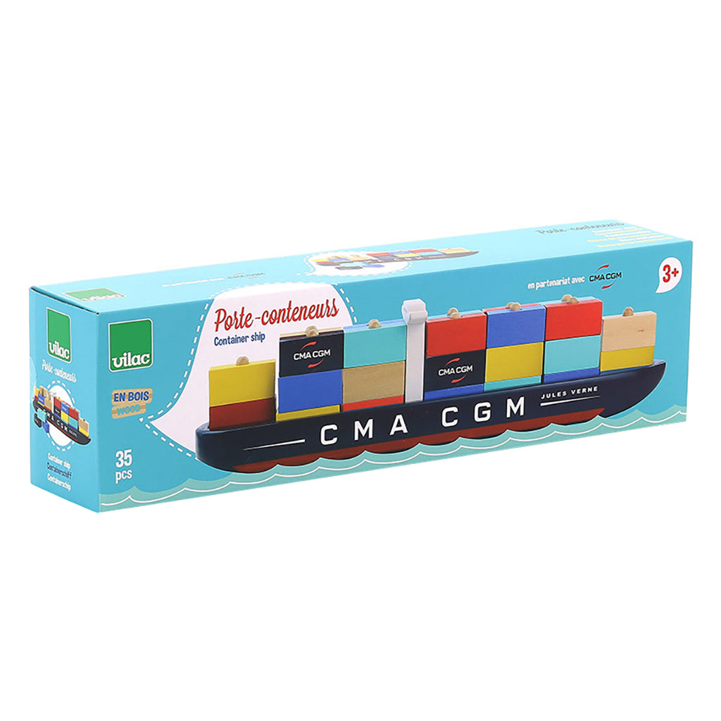 Vilac Wooden Container Ship