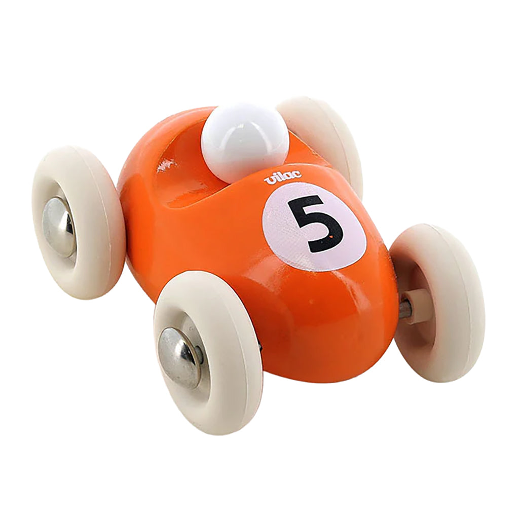 Vilac Wooden Mini Roadster Car Orange