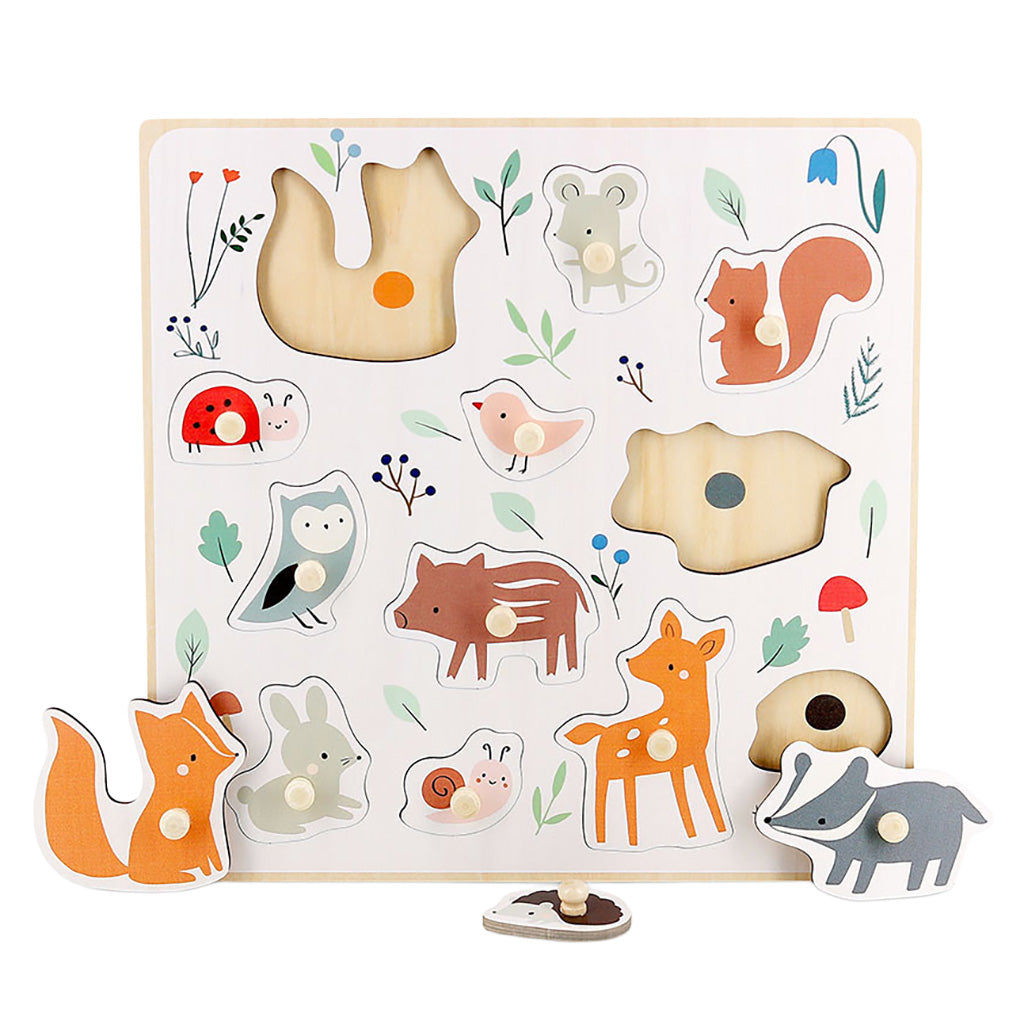 Vilac Forest Animal Peg Puzzle
