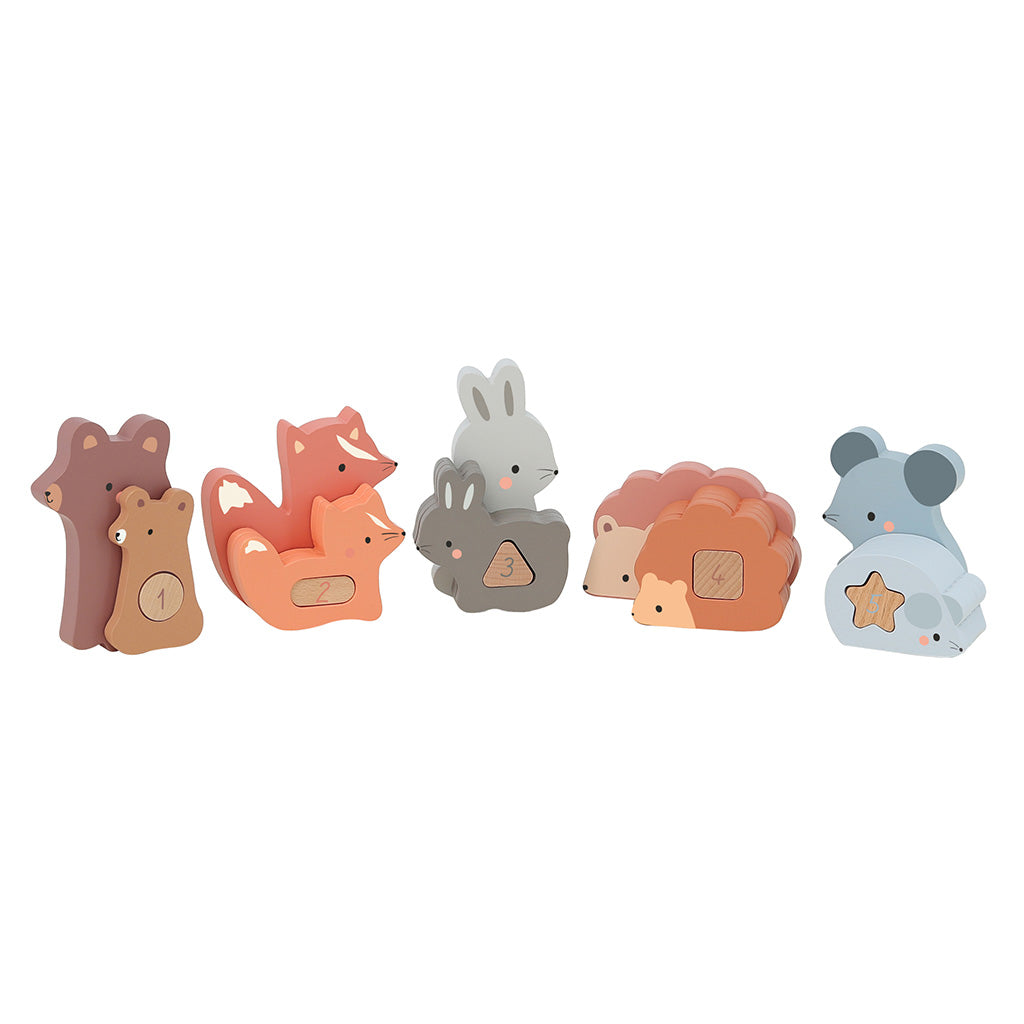 Vilac Wooden Animals Stacking Toy