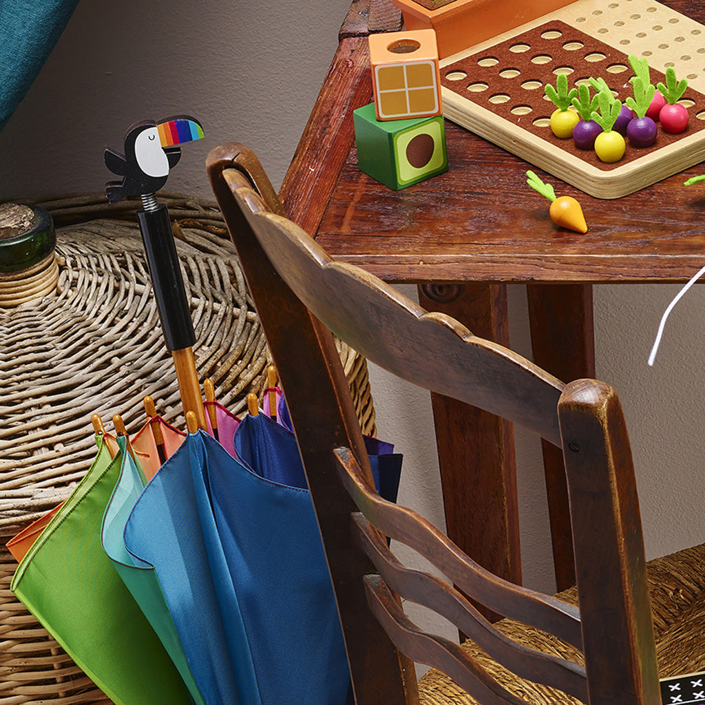 Vilac Wooden Umbrella Paradise Toucan
