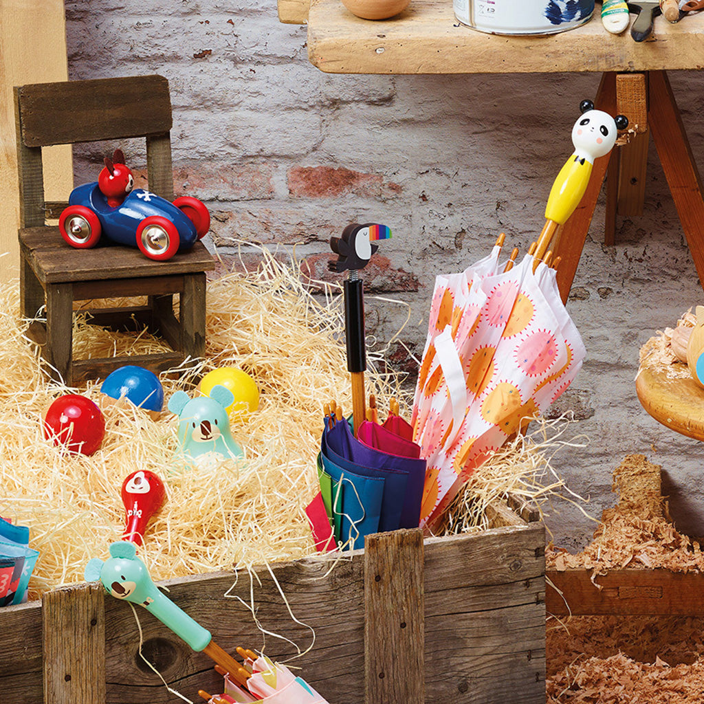 Vilac Wooden Umbrella Paradise Toucan