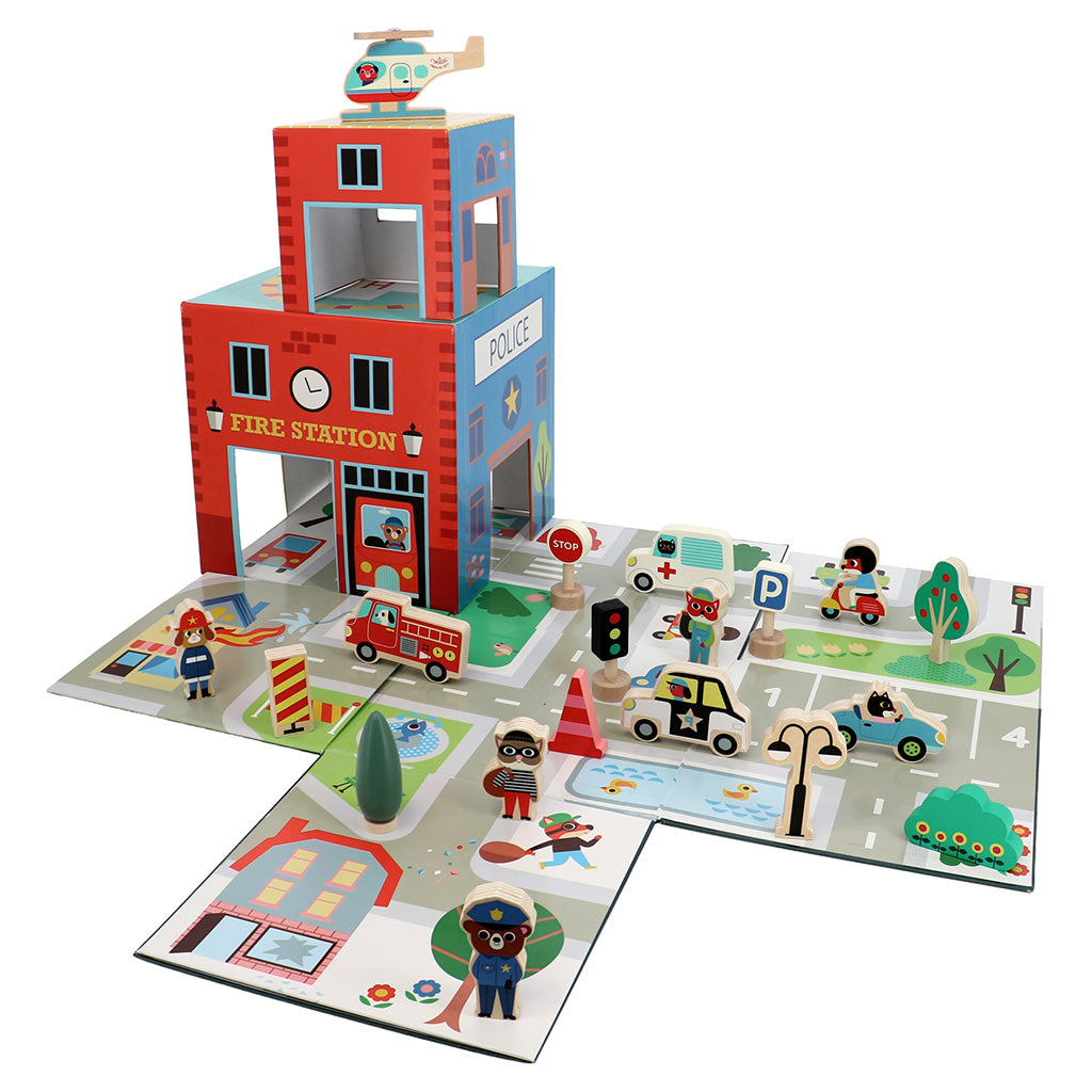 Vilac Pop-Up Rescue Playset