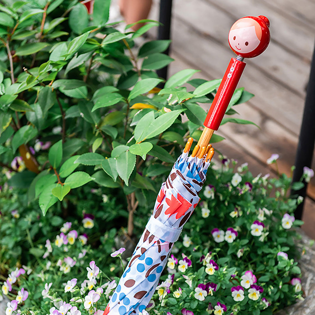 Vilac Wooden Umbrella Red Riding Hood