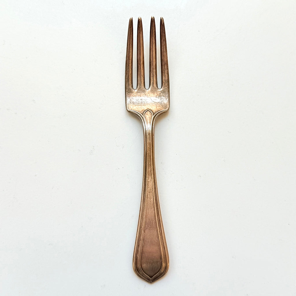 Vintage Sterling Silver Simple Fork