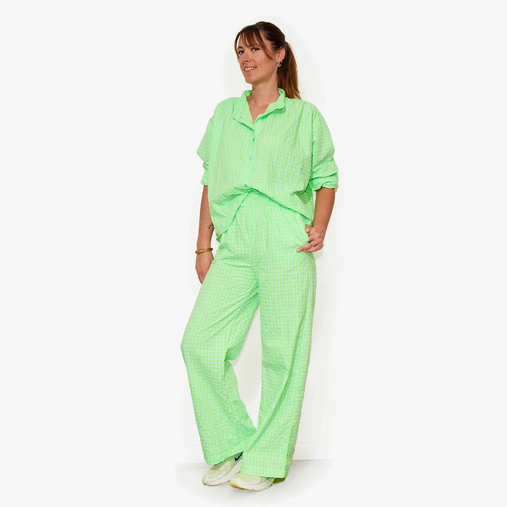 World of Pop Unisex World Lovers Pants Light Green