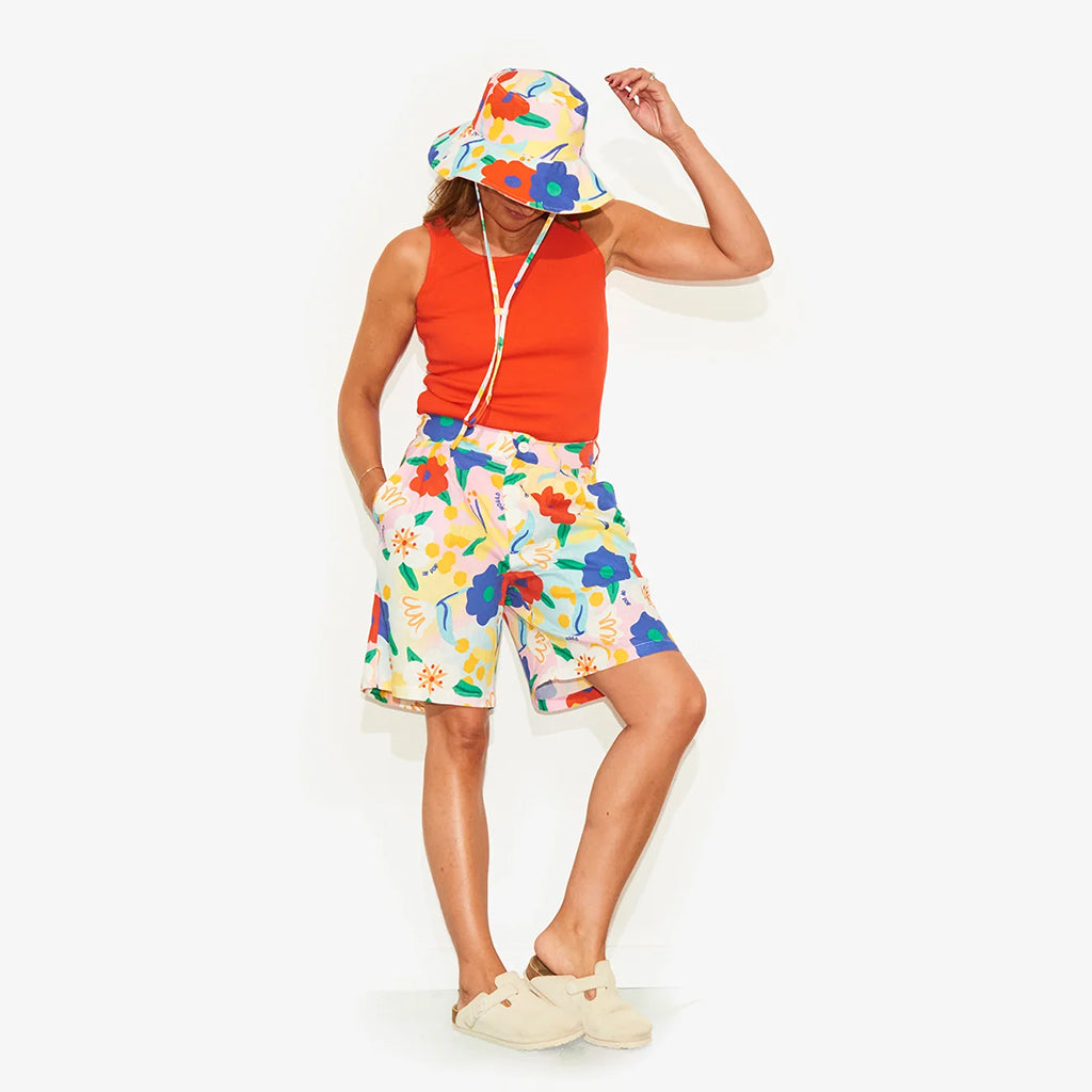 World of Pop Unisex Flower Power Hat Multicolour