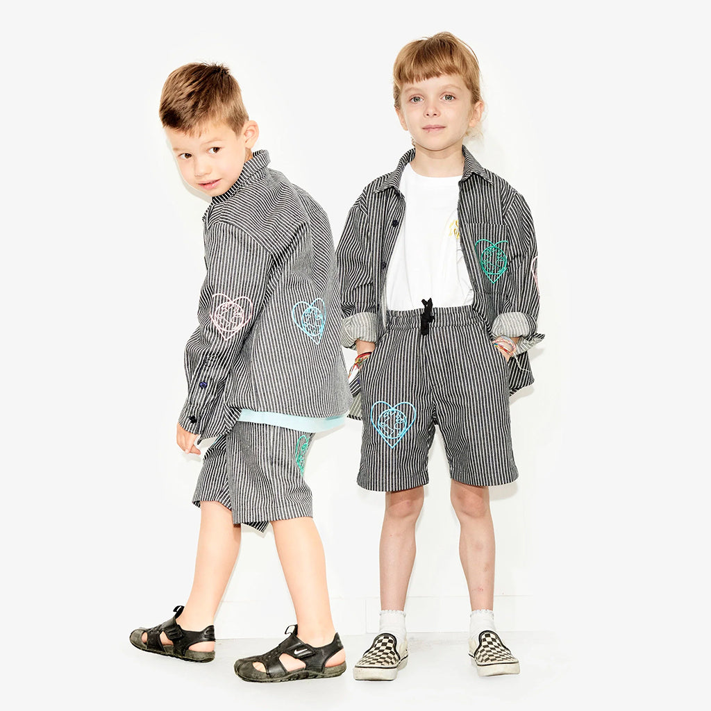 World of Pop Child World Lovers Shirt Jacket Grey