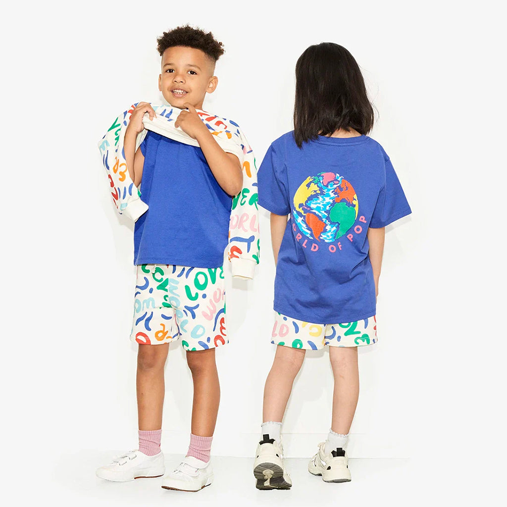 World of Pop Child World Lovers Shorts White