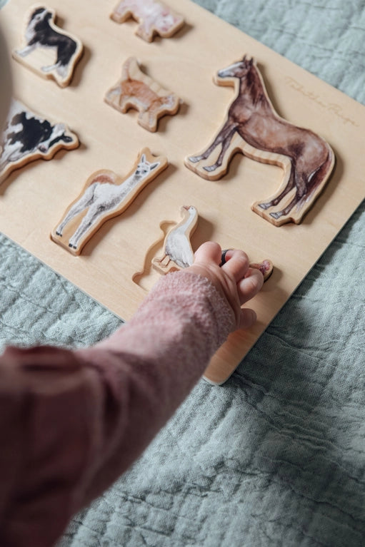 Paige Tate & Co Farm Animals Wooden Puzzle: A Tabitha Paige Puzzle