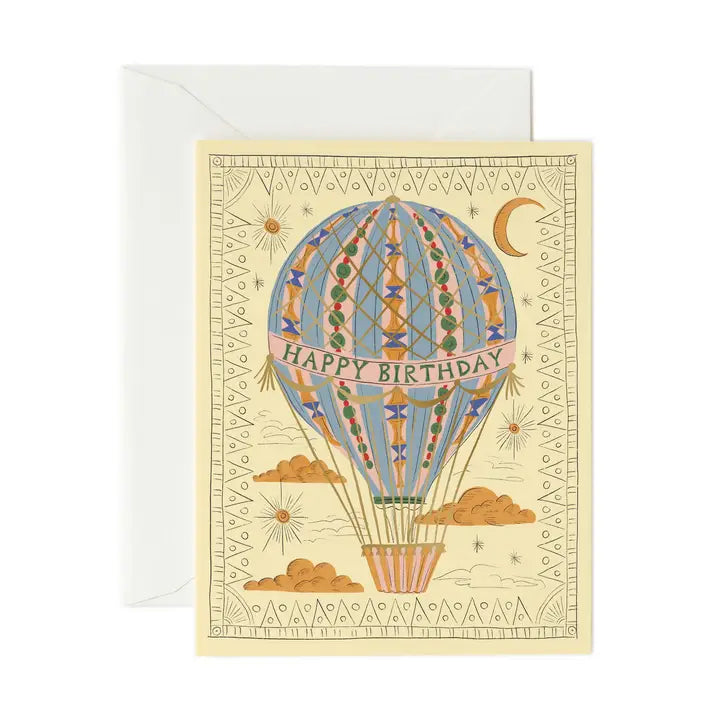 Rifle Paper Co.Hot Air Balloon Birthday Card