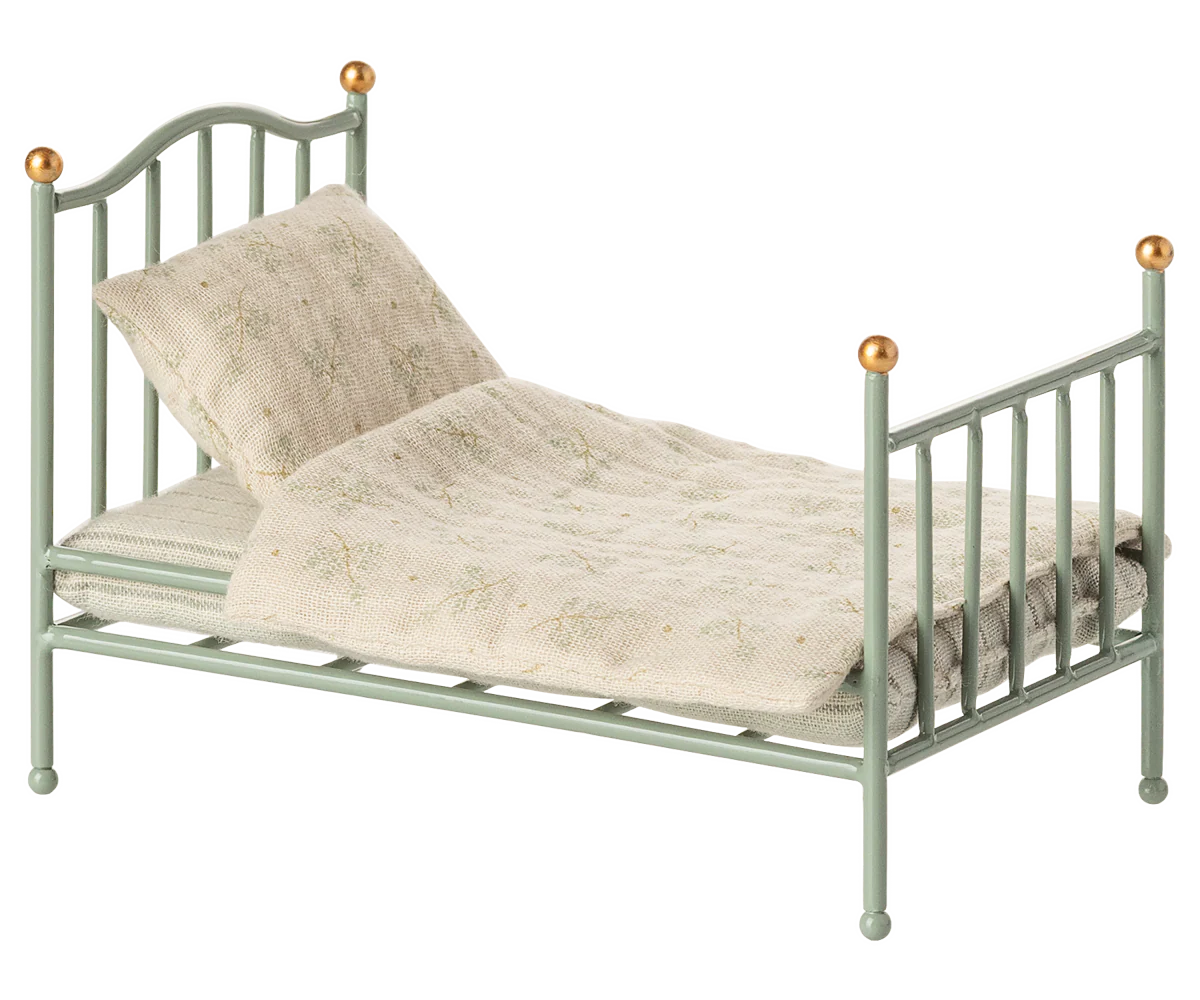 Maileg Toys Mouse Bed Mint