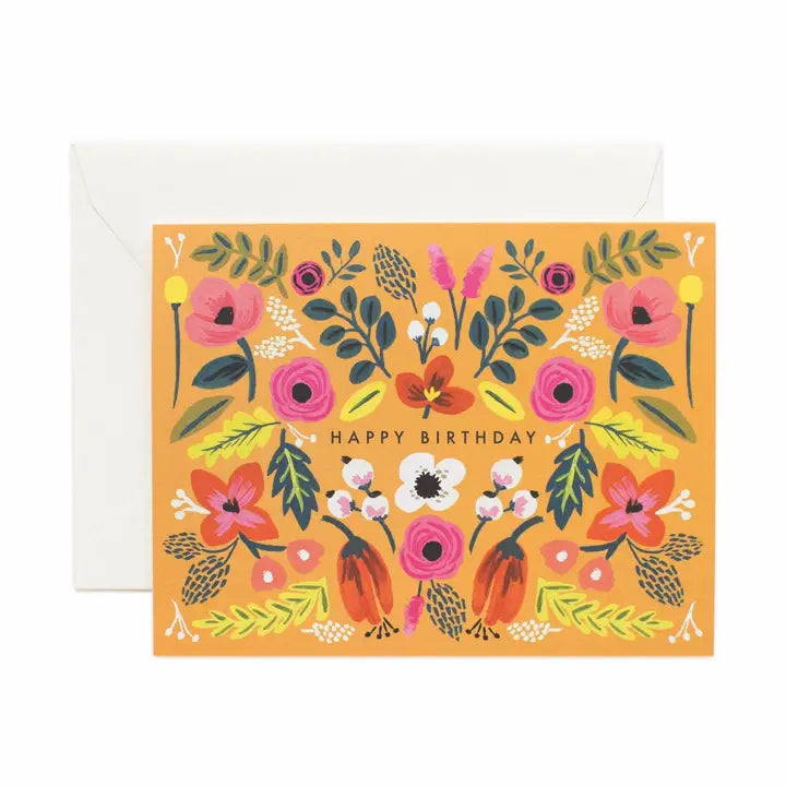 Rifle Paper Co. Folk Birthday Card
