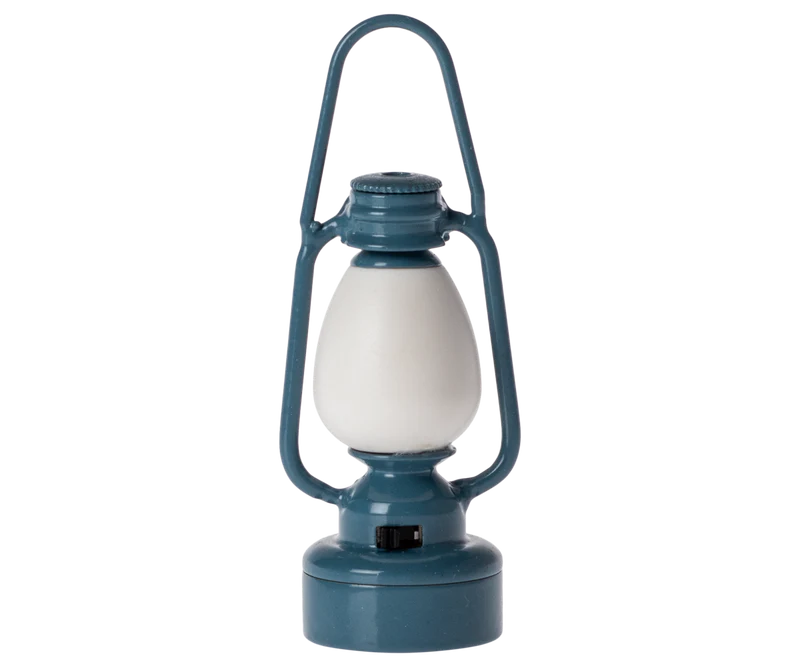 Maileg Toys Mouse Miniature Vintage Lantern Blue