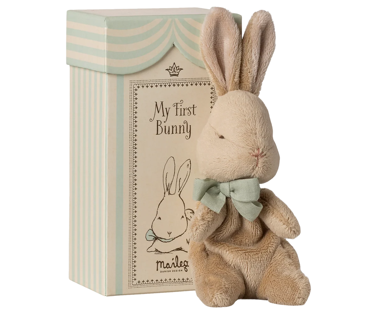Maileg Toys My First Bunny Soft Toy Mint