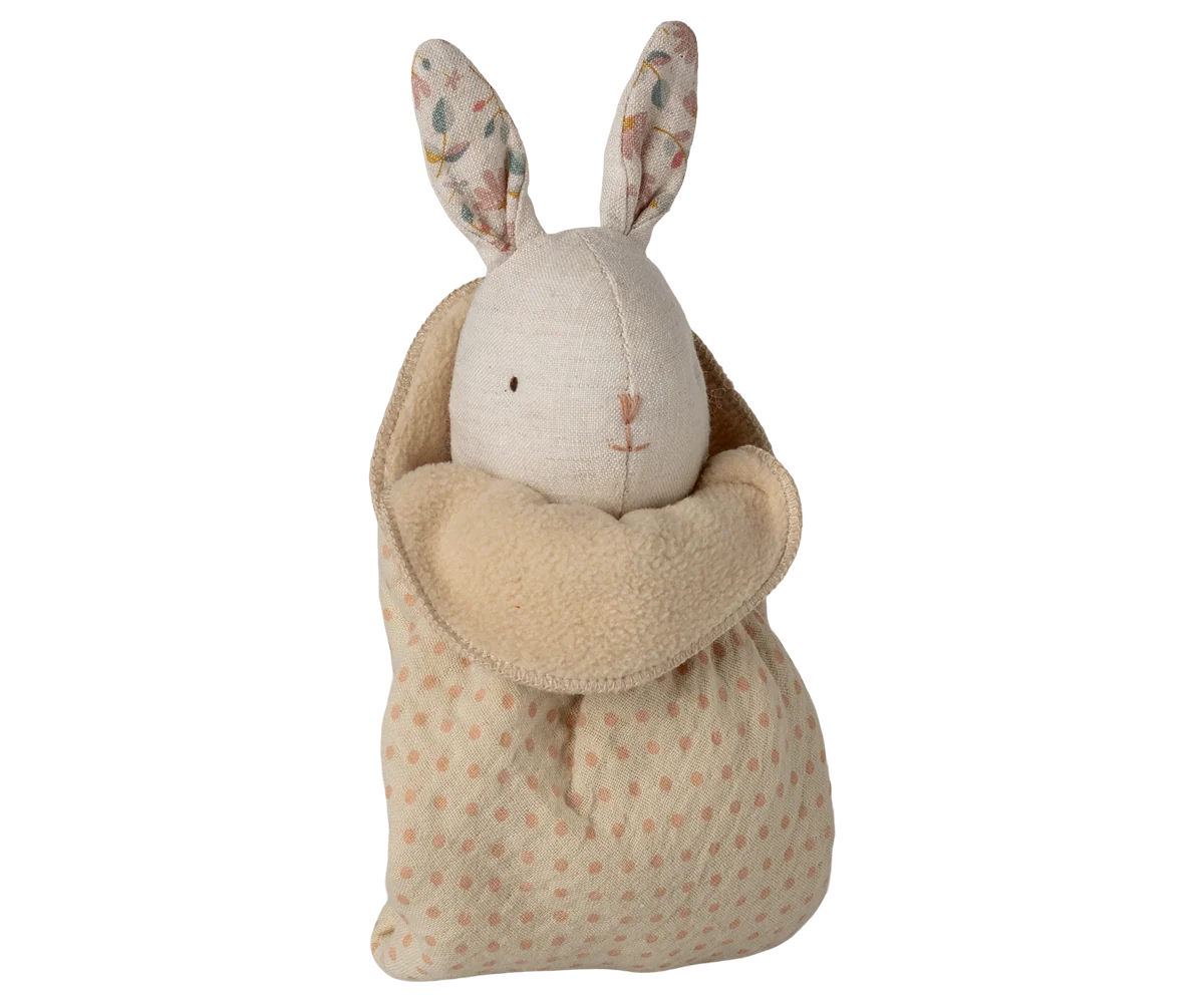Maileg Toys Large Lullaby Friends Bunny, Mini - Nature